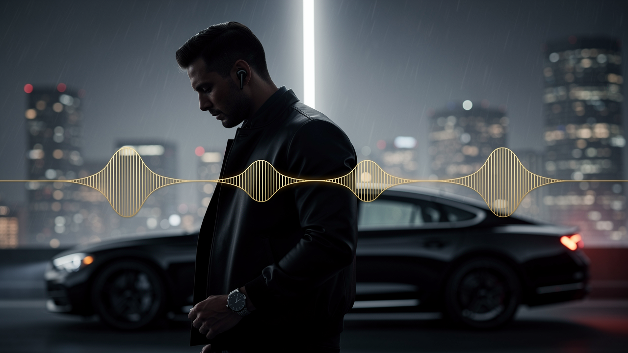 AI-generated music playlist YouTube thumbnail